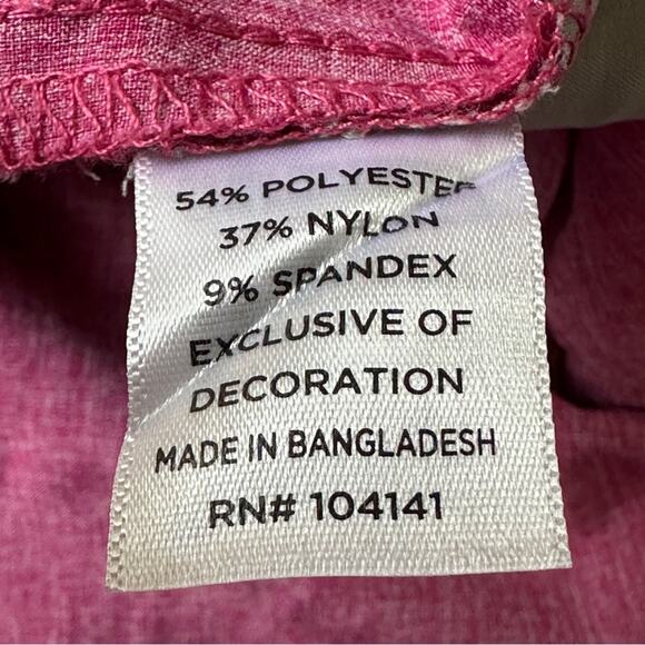 Walter Hagen Golf Shorts Mend 34 Pink Flat Front Stretch Country Club Dadcore - Picture 4 of 4